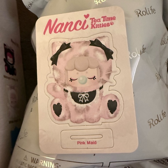 Other - Nanci Tea Time Kitties Pink Maid Figure